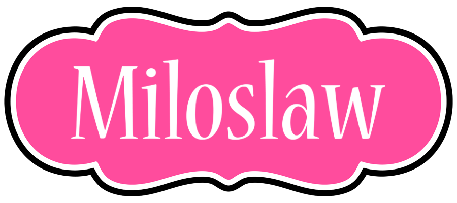 Miloslaw invitation logo
