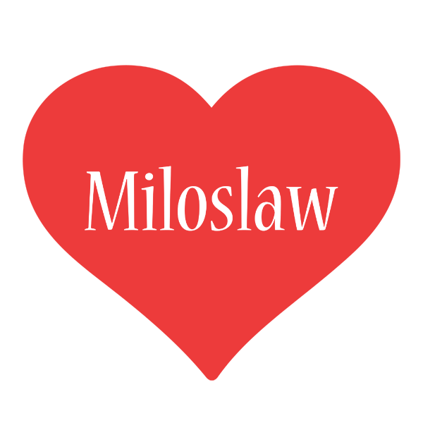 Miloslaw love logo