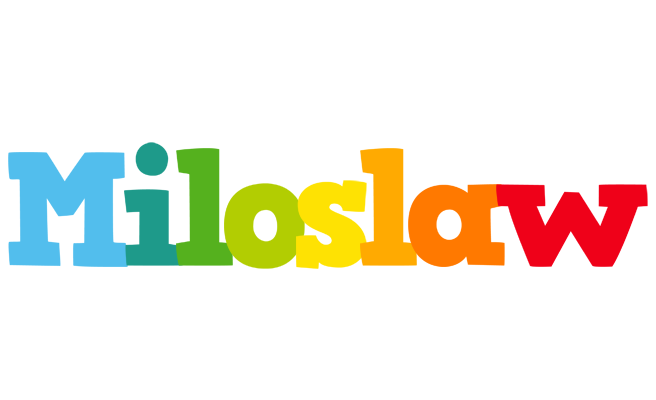 Miloslaw rainbows logo