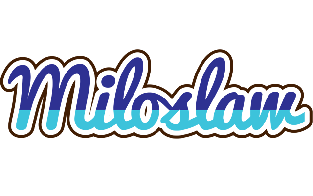Miloslaw raining logo