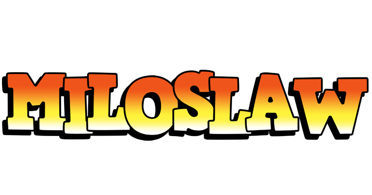 Miloslaw sunset logo