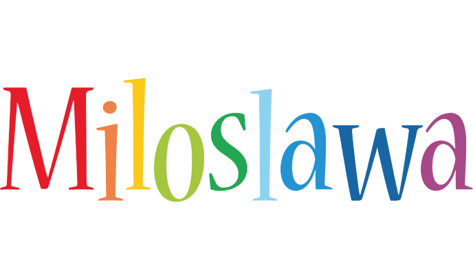 Miloslawa birthday logo