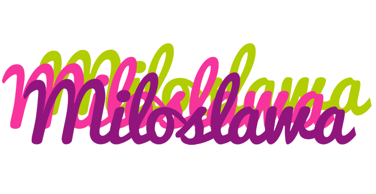 Miloslawa flowers logo