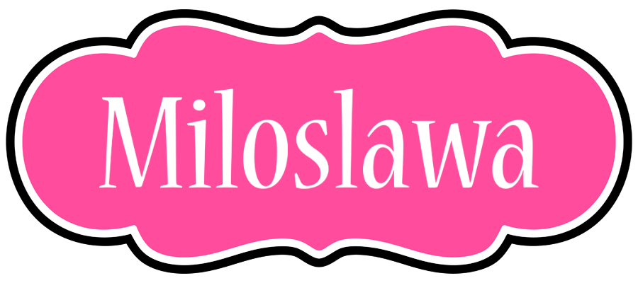 Miloslawa invitation logo