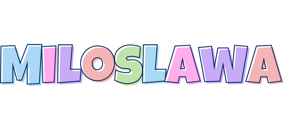 Miloslawa pastel logo