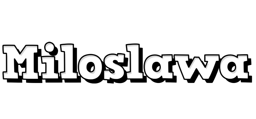 Miloslawa snowing logo