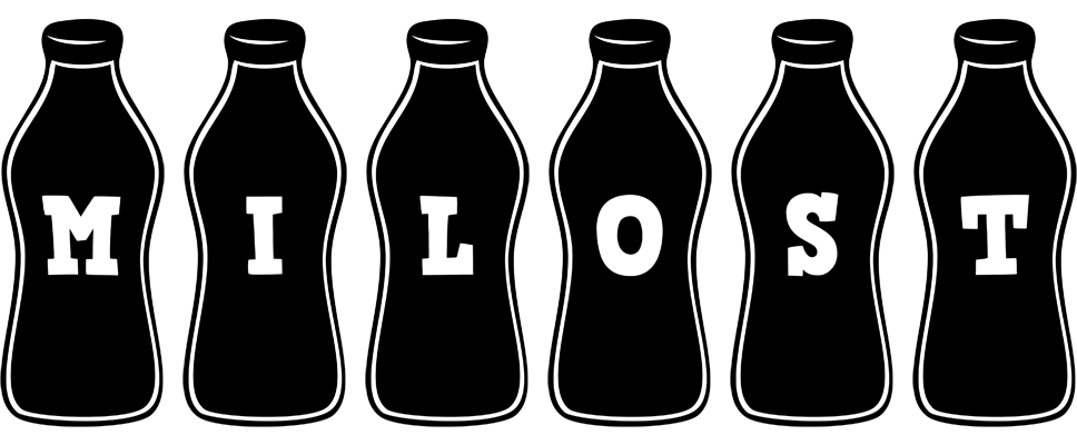 Milost bottle logo