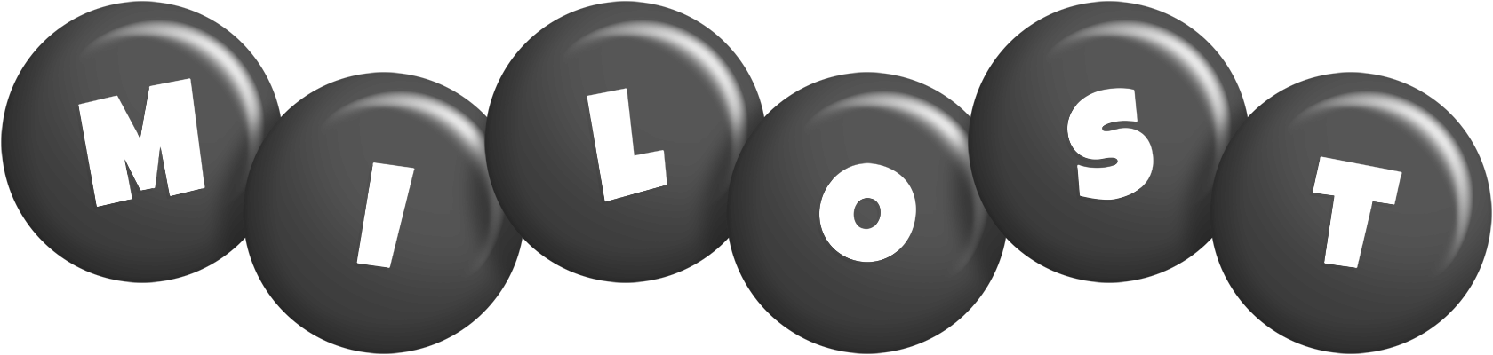 Milost candy-black logo