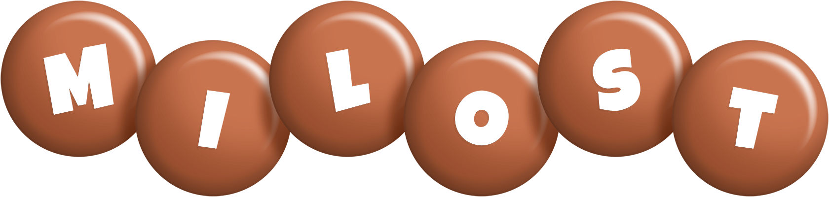 Milost candy-brown logo