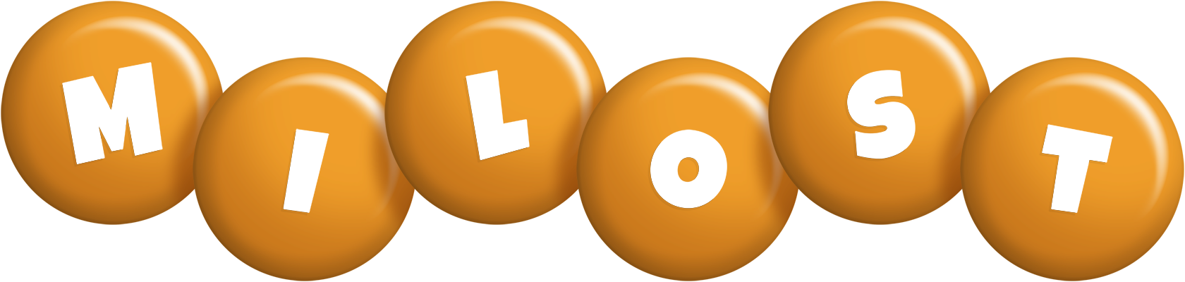 Milost candy-orange logo