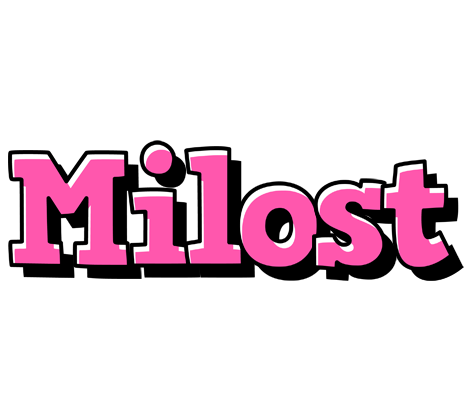 Milost girlish logo
