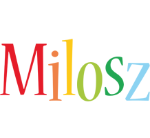 Milosz birthday logo
