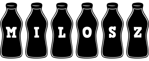Milosz bottle logo