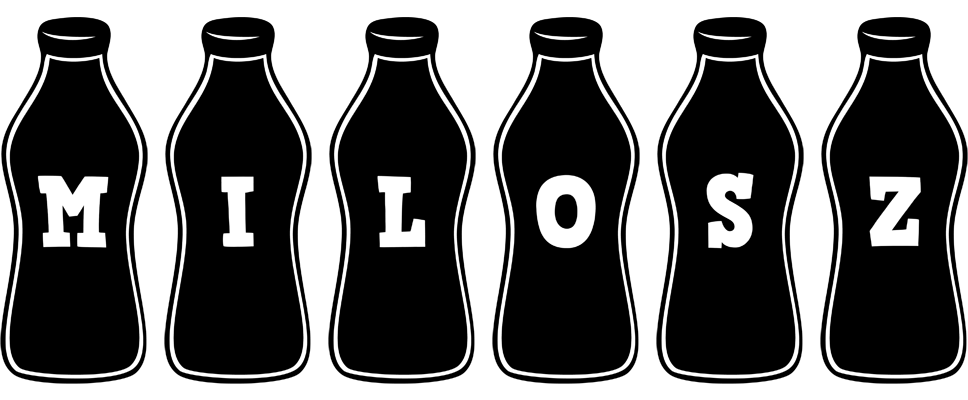 Milosz bottle logo