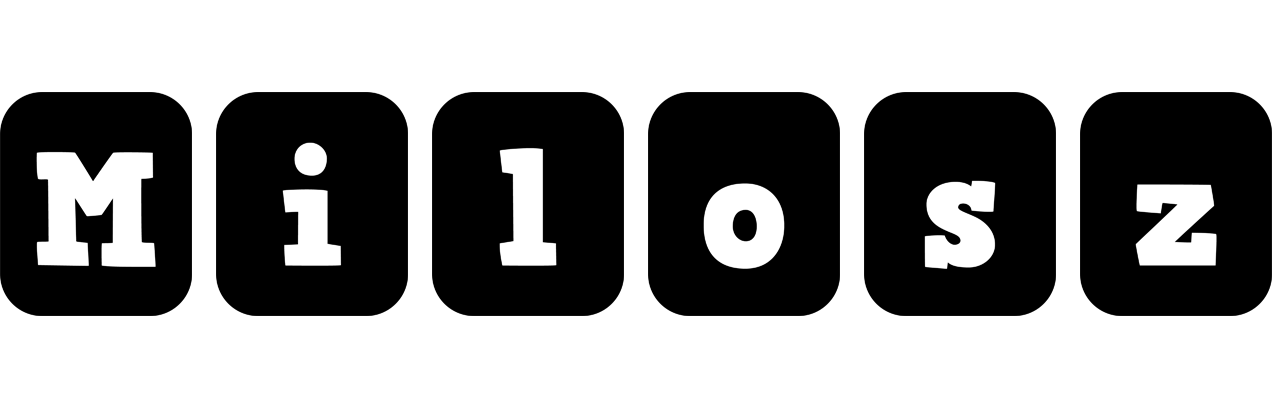 Milosz box logo