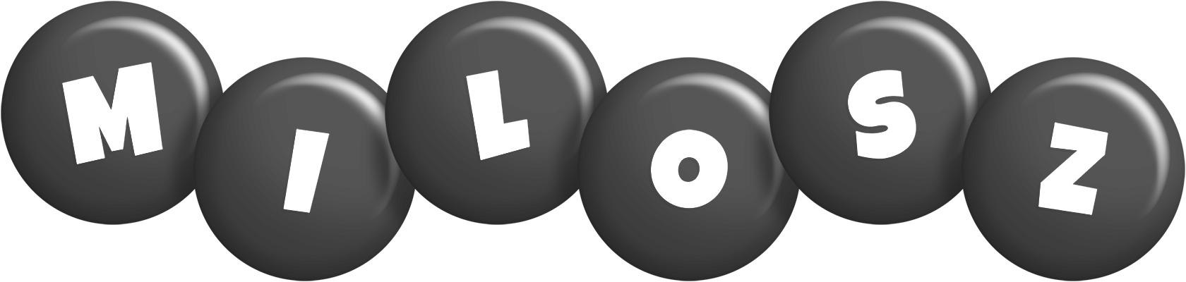 Milosz candy-black logo