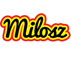 Milosz flaming logo
