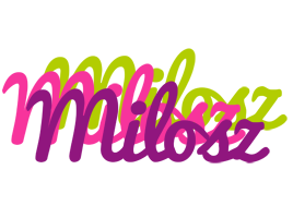 Milosz flowers logo