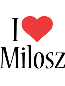 Milosz i-love logo