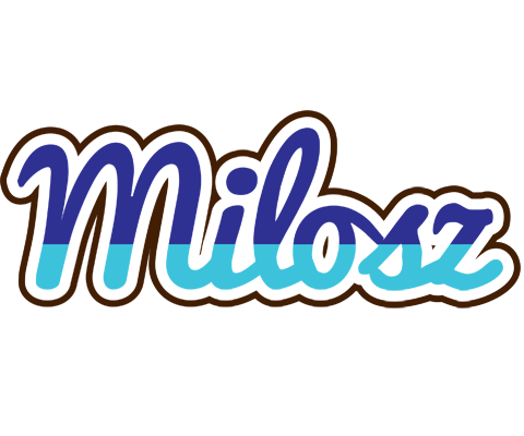 Milosz raining logo