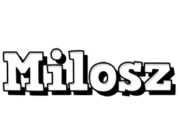 Milosz snowing logo