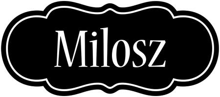 Milosz welcome logo