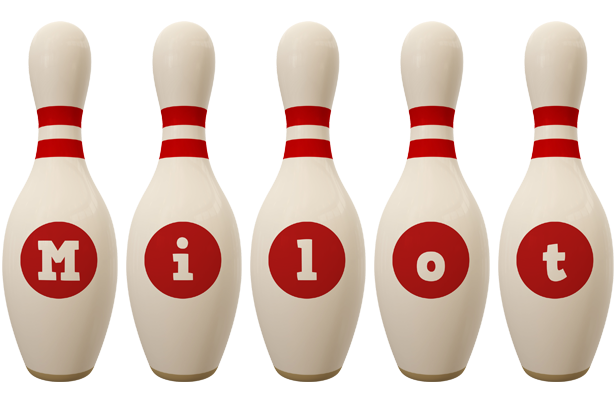 Milot bowling-pin logo