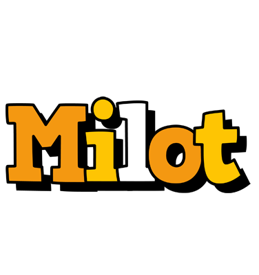 Milot cartoon logo