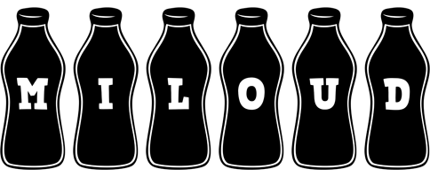 Miloud bottle logo