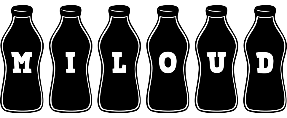 Miloud bottle logo