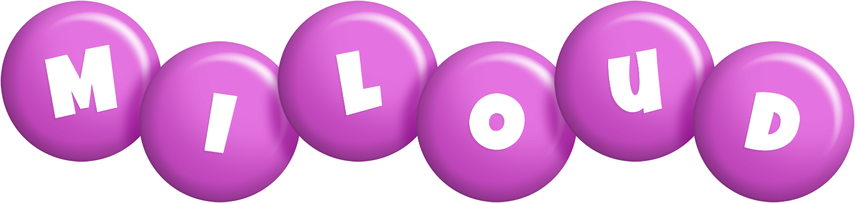 Miloud candy-purple logo