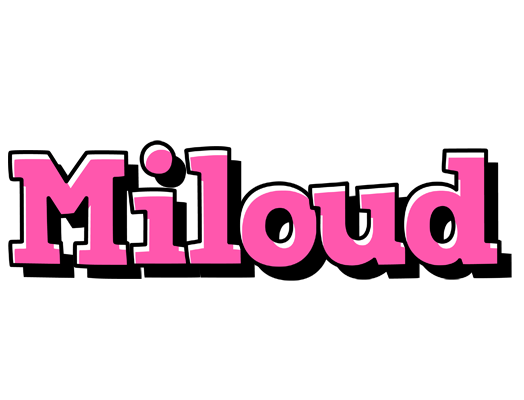 Miloud girlish logo