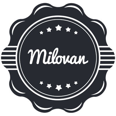 Milovan badge logo