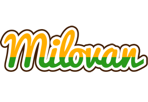 Milovan banana logo