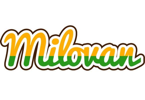 Milovan banana logo