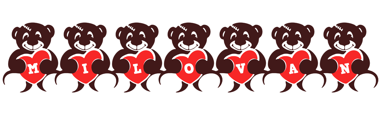 Milovan bear logo