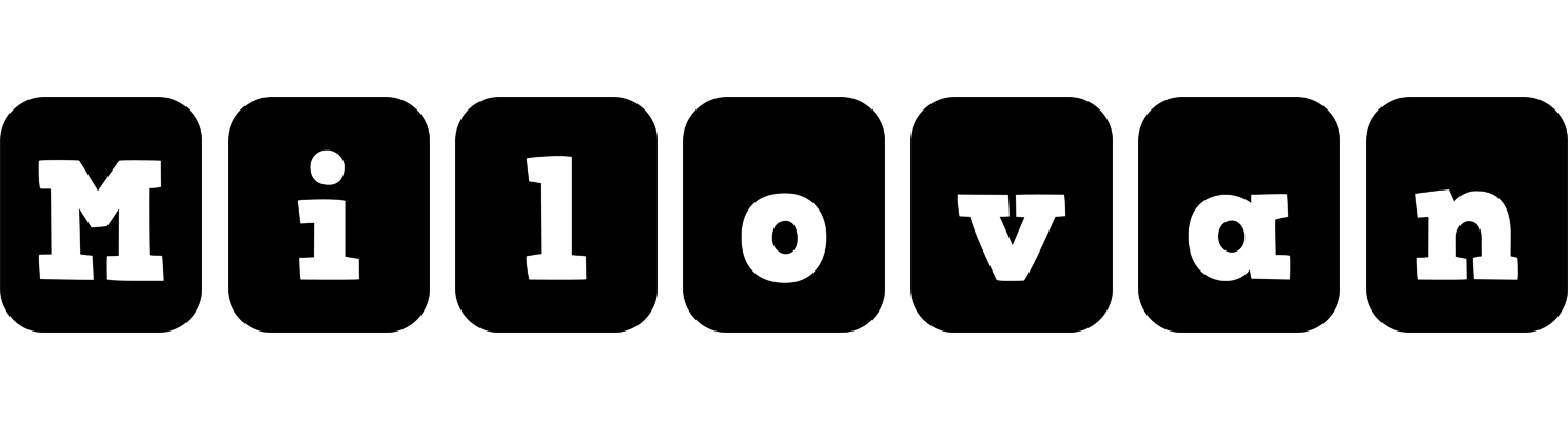 Milovan box logo