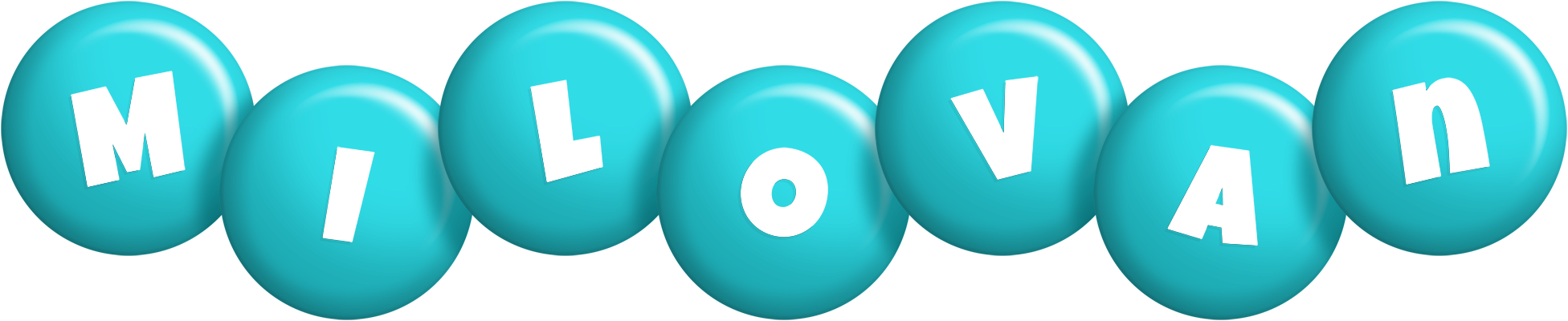 Milovan candy-azur logo