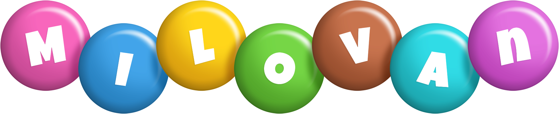 Milovan candy logo