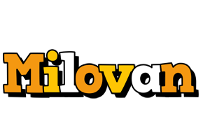 Milovan cartoon logo