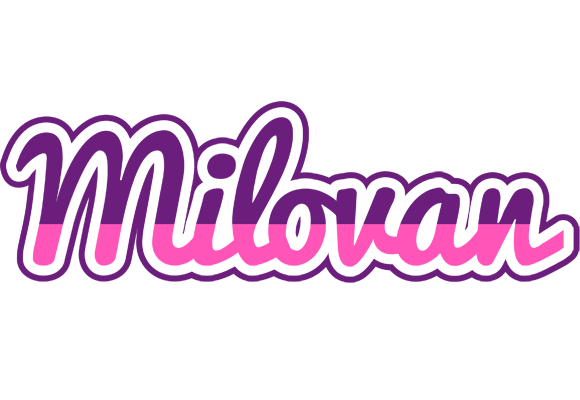 Milovan cheerful logo