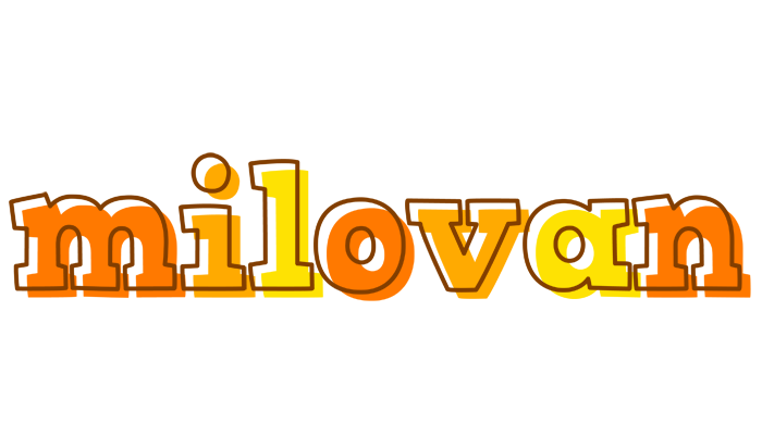 Milovan desert logo