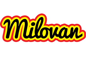 Milovan flaming logo