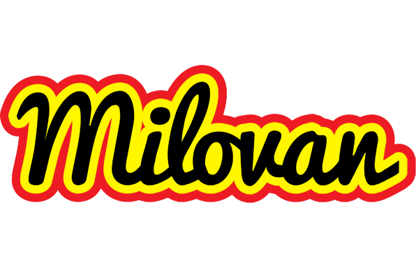 Milovan flaming logo