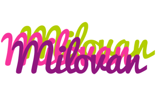 Milovan flowers logo