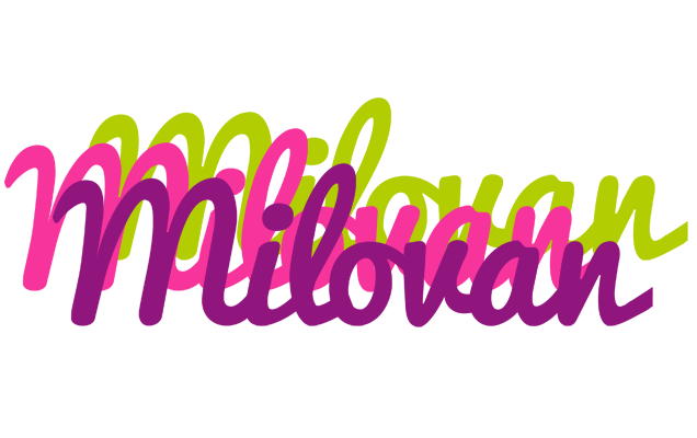 Milovan flowers logo