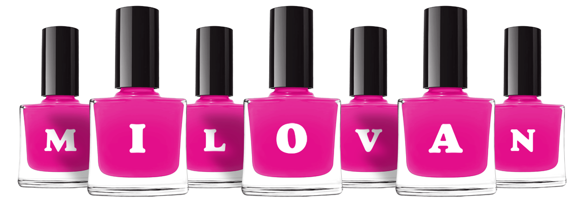 Milovan nails logo