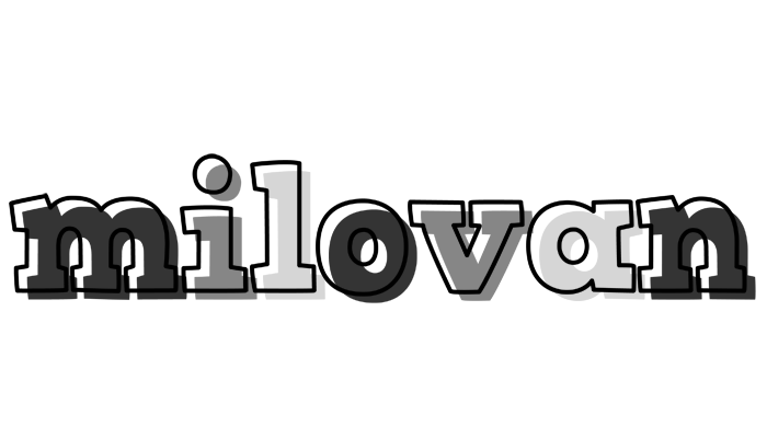 Milovan night logo