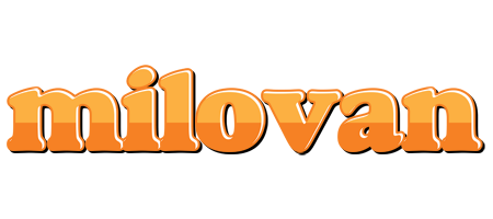 Milovan orange logo