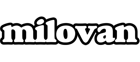 Milovan panda logo